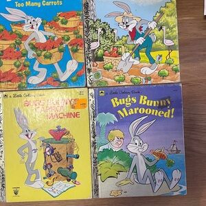 Bugs Bunny Little Golden Books various vintage editions Collectible